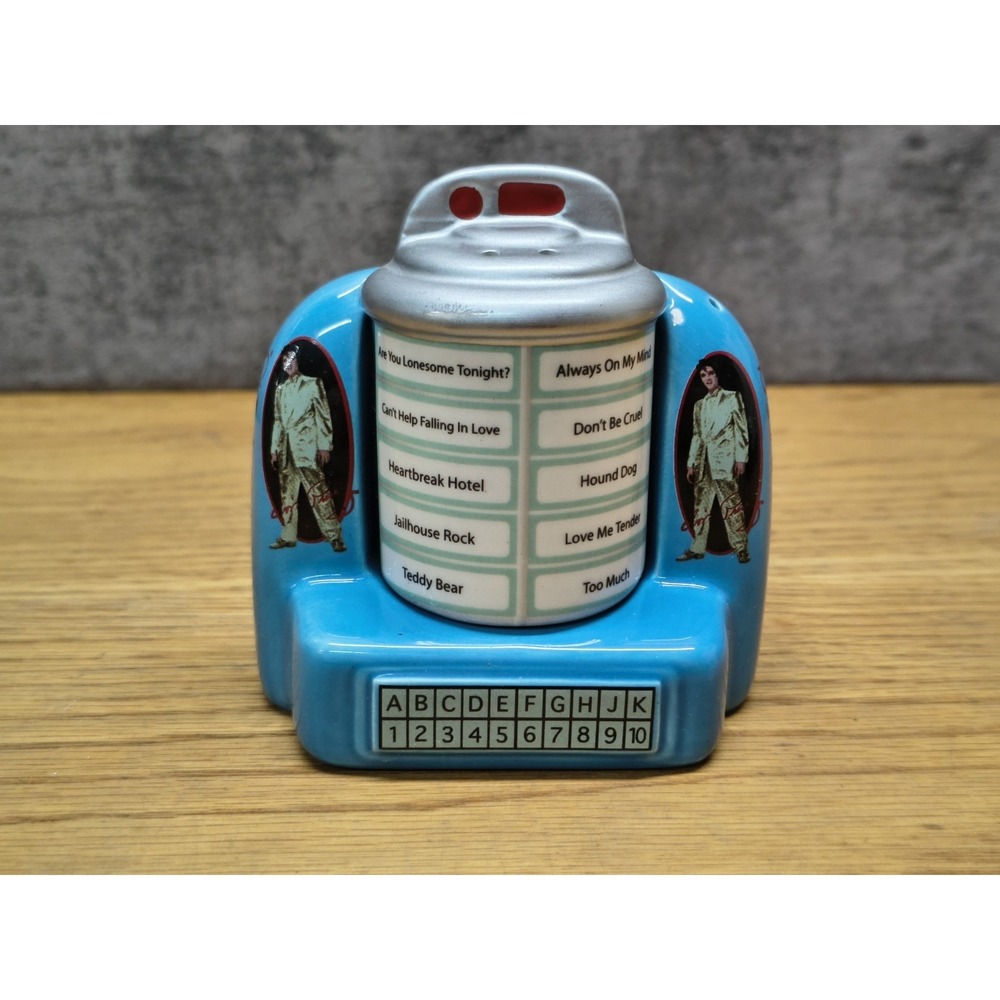 2006 Elvis Presley Salt & Pepper Juke‎ Box Rock & Roll Shakers